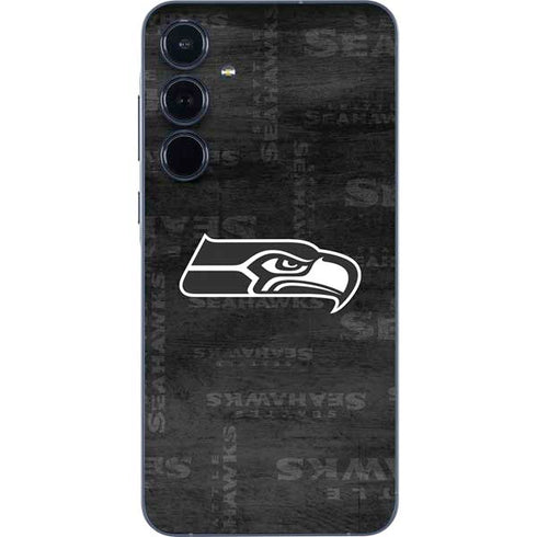 NFL Seattle Seahawks Black & White Galaxy A36 5G Skin